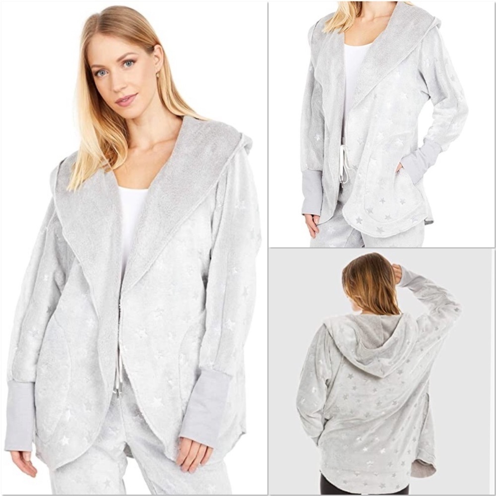 Dylan True Grit Dream Fleece Star Cozy Cardigan L
